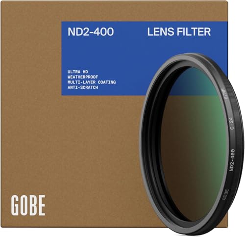 Filtro de lente ND variable de 52 mm Gobe NDX para camaras