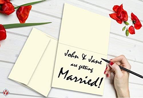 Miniatura 5 de A7-5" X 7" - Juego de tarjetas de felicitación plegables de 5 x 7 pulgadas, 50 tarjetas y sobres