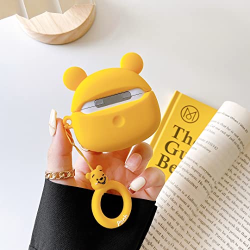 Cocomii 3D Airpods 3 Case - 3D Cartoon - Slim - Lightweight - Matte - Keychain Ring 3D Cartoon Characters Cartoon - Luxury Headphone Case Cover Compatible With Apple Airpods 3 (Winnie The Pooh) #TOP3