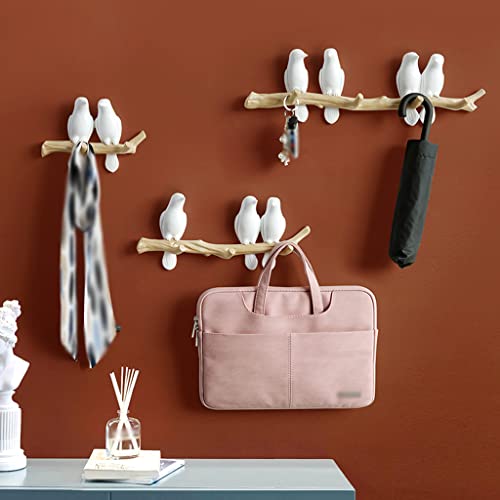 Support mural oiseaux avec vis de fixation pour sac à main - 6