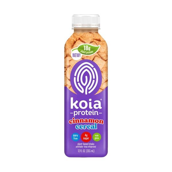 KOIA Cinnamon Cereal Protein Shake, Ready To Drink Plant