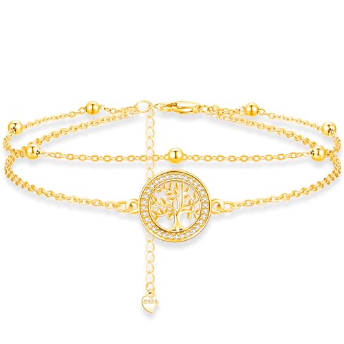 Collier Arbre de Vie Argent 925 et boucles d'oreilles parures d'exception