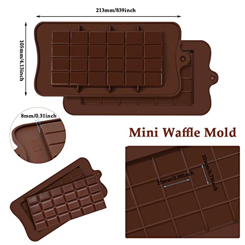 4 Pezzi Stampi in Silicone per Cioccolatini