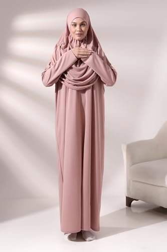 ihvan online Muslim Dresses for Women, Prayer Dress, Hijab Abaya, One-Piece Islamic Prayer Dress Gift for Eid Ramadan4