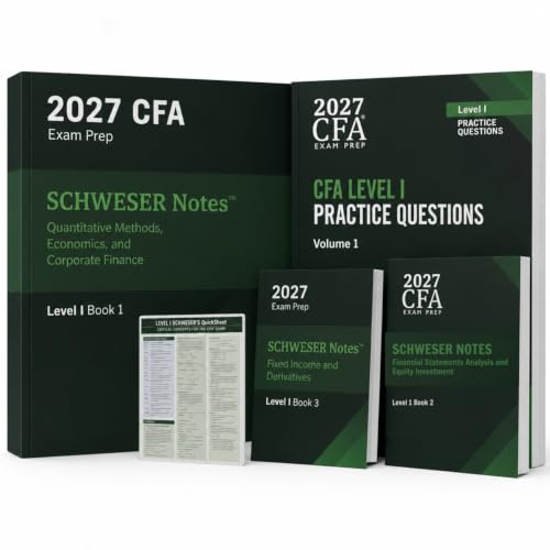 Image of 2027 CFA Level 1 study material with 4 Syllabus Guides, 1 Question Banks | cfa level 1 books 2027 - Applicable for 2027 cfa Exams