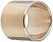 BUNTING EF-101216 1/8 INCH Flange Thickness, 1 INCH Length Thru BORE, 1 Flange Outside Diameter, 0.627 INCH BORE, Powdered Bronze, Flange Bushing