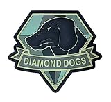 Diamond Dogs Metal Gear Solid Tactical Patch [3D-PVC Rubber-3.0 X 2.6 -DG5]