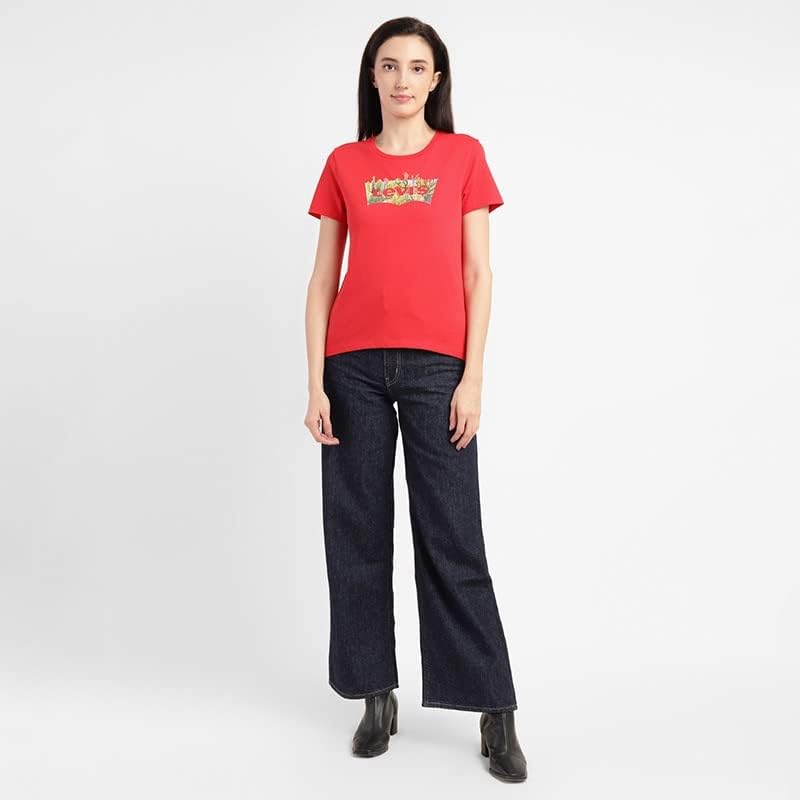 Image of Levi's Women's Brand Logo Crew Neck T-Shirt