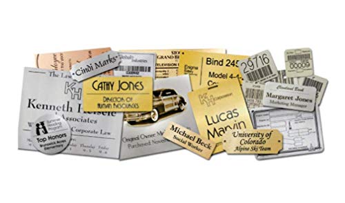 Personalized Laser Engraved Label Plate Service - 6X6 Or Smaller #TOP1