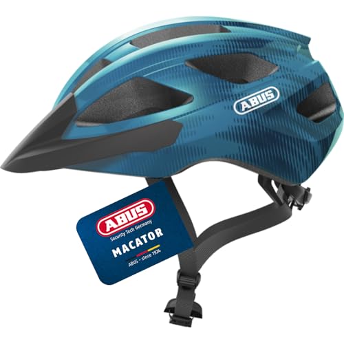 ABUS 87242 Fahrradhelm, Blau (Steel Blue), S (51-55 cm)