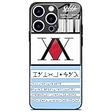 Hunter HxH License Anime Theme Phone Case for iPhone 17 Pro Max, Cool Manga Art Glossy Glass Lightweight Protective Shell