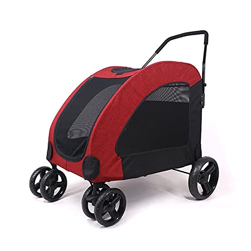 Kinderwagen für Haustiere Hundebuggys für große Hunde Haustierbuggy Robuster Katzen-/Haustierbuggy Reisewagen Hundekinderwagen Buggy