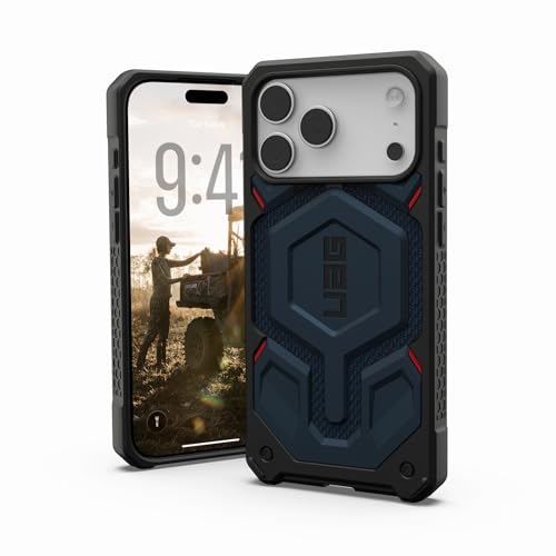 URBAN ARMOR GEAR iPhone 17 ProMax 2025�Ή��ϏՌ��P�[�X MONARCH PRO KEVLAR MAGSAFE �P�u���[�}���[�h �y���K���{�㗝�X�i�z UAG-IPH25LA-PMS-KM