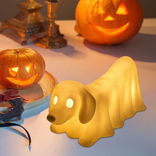 Statuette veilleuse résine pour bureau et décoration créative d'Halloween - 6