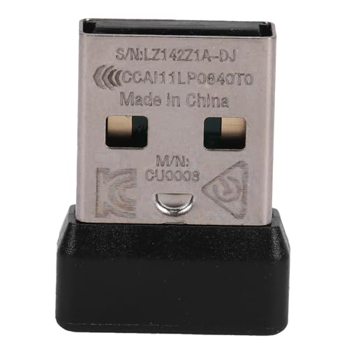 Acogedor USB �h���O�� �}�E�X ���V�[�o�[�ALogicool G305 G304 �p 2.4GHz ���C�����X�����i�A�V�[�����X �y�A�����O�� ABS �f�ޕt��
