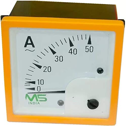 M S control 72 mm 0-50 Amp Analog Ammeter (B08WKG4QN7) Amazon Price History, Amazon Price Tracker