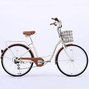 Adult Bike Hybrid Retro-Styled Cruiser, 7 Speeds, City Commuter Comfort Bike, Multiple Colors