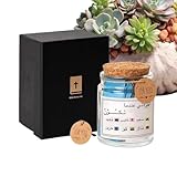 mit Bibelversen, Desktop-Affirmationsornament, 3,54 x 2,56 Zoll Gebetsschrift-Versglas, inspirierendes Design mit erhebenden Botschaften, Heimdekoration für die Familie, christliches Kirchenwerkz