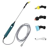 USB Rechargeable Electric Garden Sprayer with Telescopic Wand Long Length Water Hose for Easy Weeding and Plant Care Use Electric Garden Sprayer