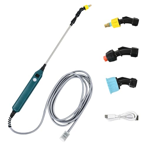 Varita Telescópica De Planta Eléctrica Alimentada por Batería Varita Telescópica Agua Agua Larga para Jardinería Y Limpieza del Hogar Weeding