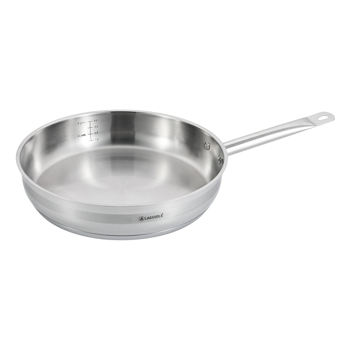 Poêle Inox 32 cm Induction 4,5 L – Tous Feux – Four jusqu’à 230 °C