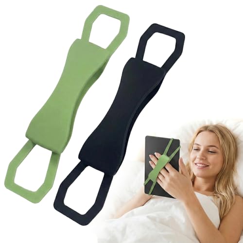 2 sztuki paska na tablet o przekątnej 6-11 cali, kompatybilny z iPadem, Kindle, Samsung, Lenovo, elastyczny, lekki i przenośny z podstawką