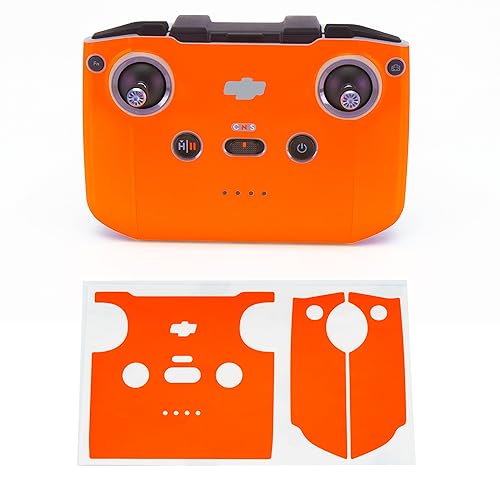 Image of WRAPGRADE Skin Stickers Compatible with DJI RC-N2 /N3 (NEON Orange)