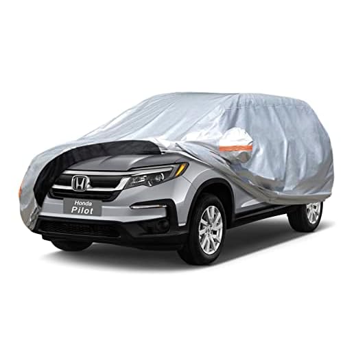 Car Cover Custom Fit Honda Pilot (2008-2025) Waterproof for Automobiles, Oxford Sun Rain Dust Snow Protection (Ships from US Warehouse, Delivery 3-8 D