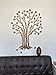 WOODTELLSTORY 'White Oak Tree' DIY Tree of Life Wall Art, Nature-Inspired Woodland-Themed Handmade Wall Decor For Homes & Offices, Real Wood Branches & Leaves Easy to Hang, 39