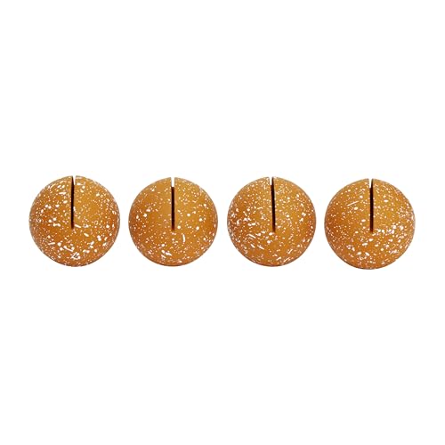Tov Furniture Gabby Speckled Terracotta Round Card Holder - Set of 4