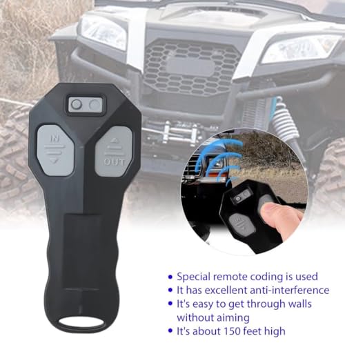 Control Remoto Inalámbrico para Winch 150FT 12 Volt miniatura 6
