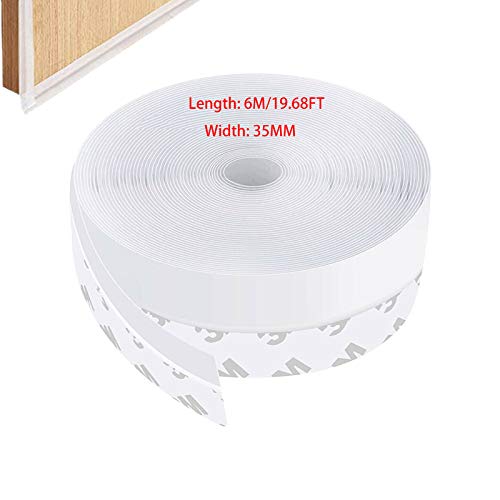 Door Seal Strip Silicone Weather Stripping Strip Seal Door Bottom Sealing for Door Window (35 mm)