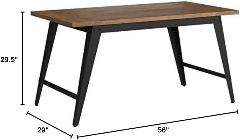 Zinus Donna Wood and Metal Dining Table