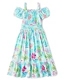 The Children's Place,Girls,Sleeveless Dressy Dresses,Tropical Prints,Small