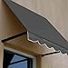Awntech 3-Feet Dallas Retro Window/Entry Awning, 44 by 36-Inch, Gray