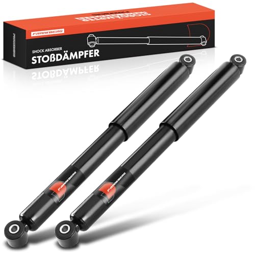 Frankberg 2x Shock Absorber Strut Rear Left Right 587mm Gas pressure Compatible with A.m.a.r.o.k 2HA 2HB AGD S1B S6B S7A S7B Replace# 2H0513029J, 2H0513029H