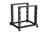 Inkl. 4x Nivellierfüßen. Gebremste Rollen sind als Option lieferbar (See Rack Magic Store. LInk unter Produkttitel)
