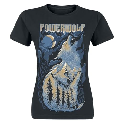 Powerwolf Demons Are A Girl's Best Friend Frauen T-Shirt schwarz XXL 100% Baumwolle Band-Merch, Bands
