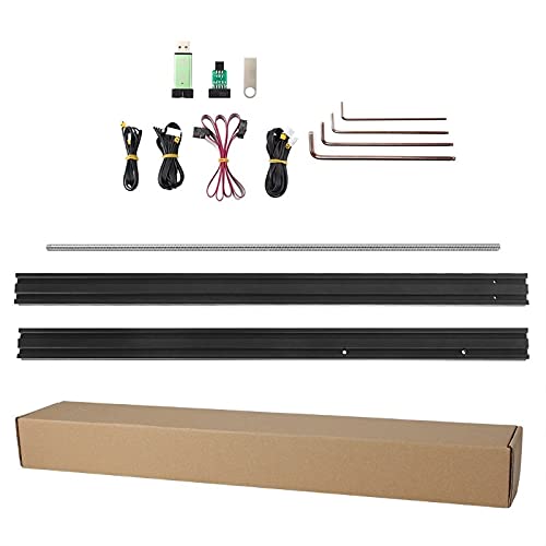 Lysee 3D Printer Parts & Accessories - Z-Axis Upgrade Kit 55cm Aluminum Frame Lead Screw Enlarging for Ender 3/Ender 3 E65A