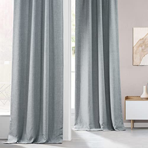 HPD Half Price Drapes Faux Linen Room Darkening Curtains - Image 2