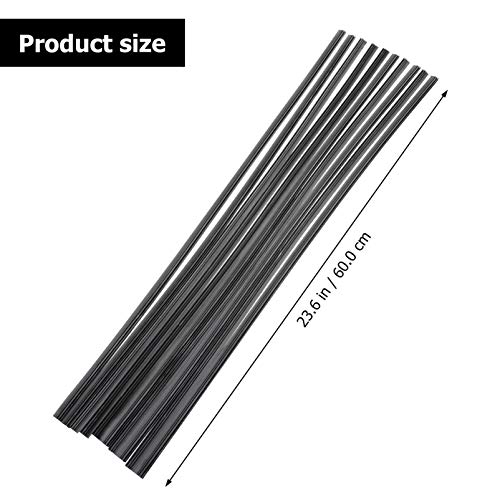 CLISPEED 10 Pcs Tira Adesiva Inserções Wiper Palhetas Limpadores Sem Enchimento De Limpador Suporte