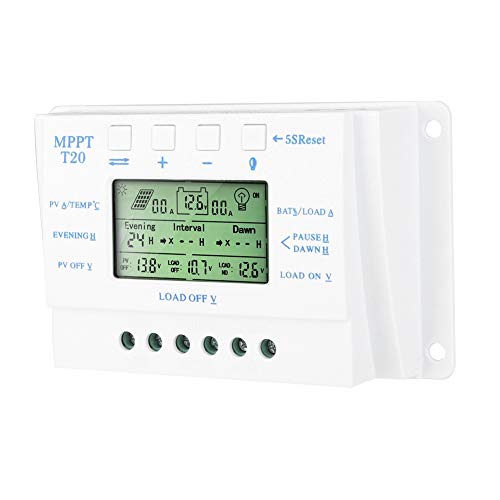 Controlador de carga solar PWM, controlador de carga solar de display LCD regulador, para uso extern