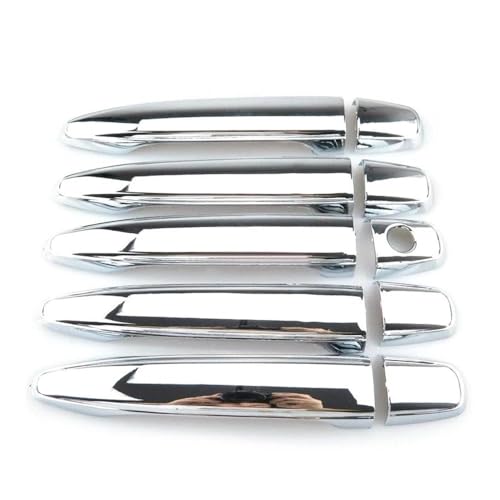 SUSHUANG Manija Puerta Coche 1 Juego De Molduras Cubierta De Manija Puerta De Coche para Land Cruiser para Prado J120 2003 2004 2005 2006 2007 2008 2009 Tirador de la Puerta del Coche