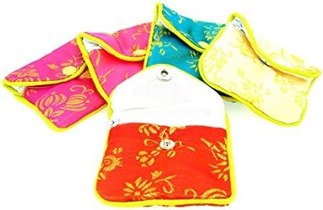 Chinese Silk Pouches 12pcs 3" X 2 1/2"