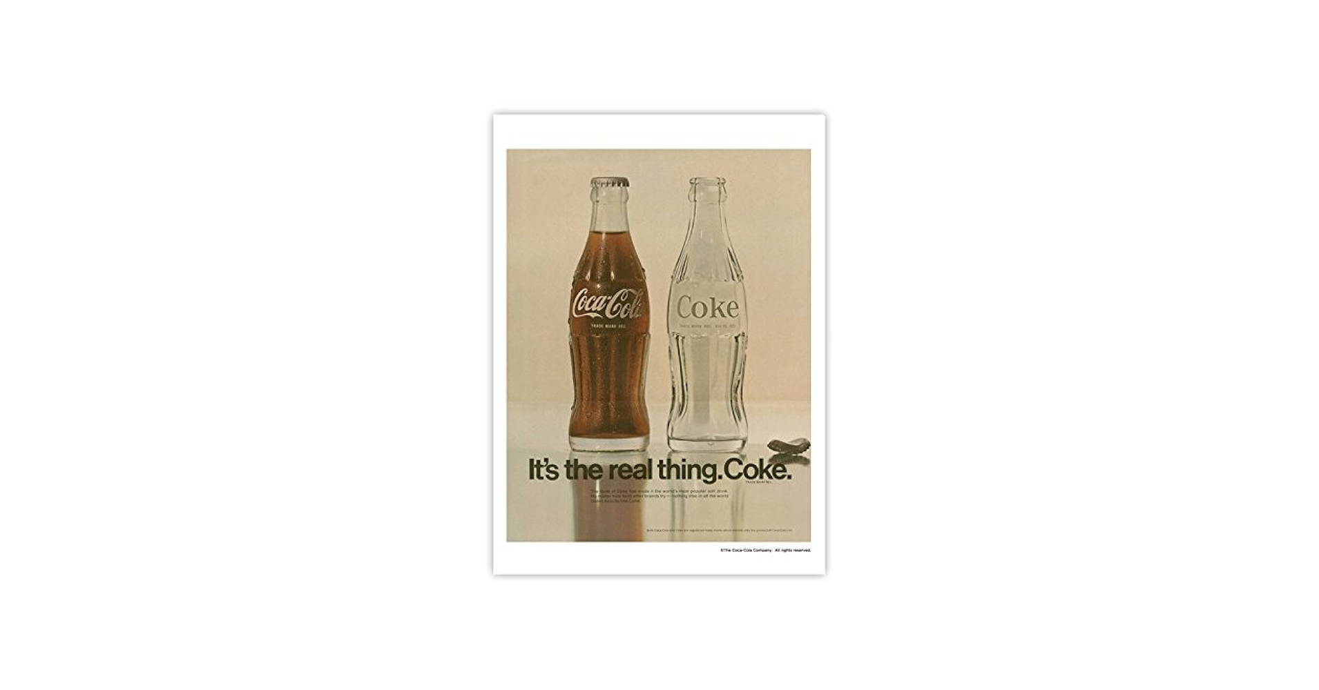Amazon.co.jp: コカ・コーラ ブランド ポスター A3 Real Things