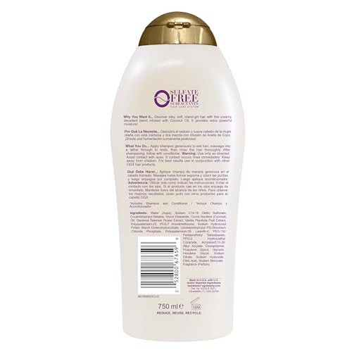 OGX Extra Strength Damage Remedy + Coconut Miracle Oil Shampoo, 25.4 fl oz - image 7