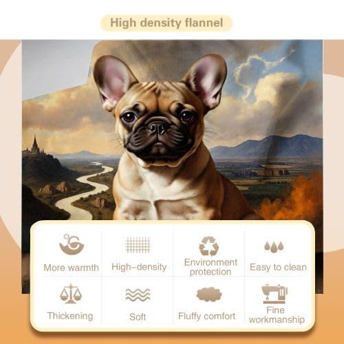 Couverture Polaire 240 x 260 Animaux Chiens, Couverture Polaire Grande Taille 240x260 cm | Usage Multiple comme Couette d'Appoint, Assure Une Protection Contre Le Froid B197