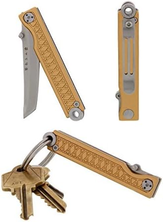StatGear Pocket Samurai Folding Knife for EDC - Aluminum Handle Edition