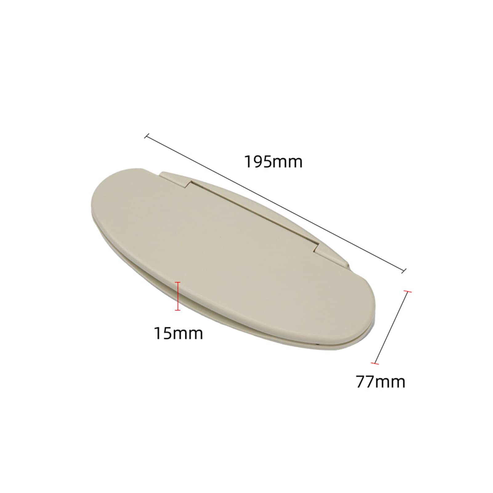 Shkalacar Miroir de Maquillage de Voiture, Pare-Soleil Miroir de courtoisie Couverture Pare-Soleil Miroir Couverture Remplacement Compatible avec BMW Mini R55 R56 R60 2007-2014