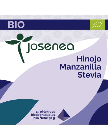 Josenea Hinojo-Manzanilla-Stevia Bio 15 Sobres - 1 Unidad